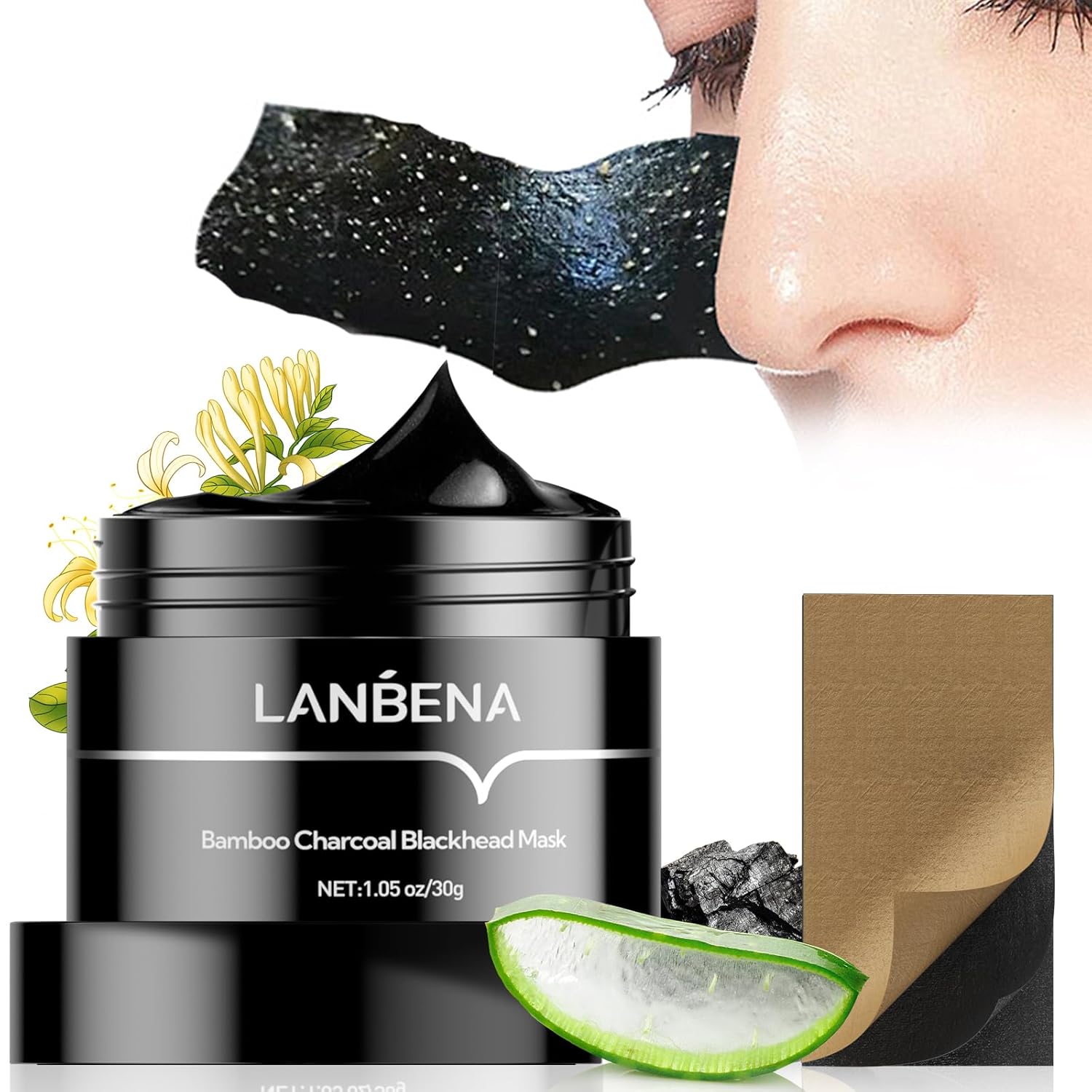 LANBENA Bamboo Charcoal Blackhead Remover Mask